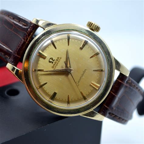 omega gold men vintage watch|omega watches old models.